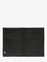 Porte-cartes Madras Cuir Etrier Noir madras EMAD013-vue-porte