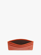 Porte-cartes Madras Cuir Etrier Orange madras EMAD053-vue-porte