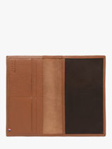 Porte-chéquier Madras Cuir Etrier Marron madras EMAD905-vue-porte