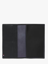 Porte-chéquier Madras Cuir Etrier Bleu madras EMAD905-vue-porte