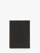 Leather Wallet Oil Etrier Black oil EOIL528