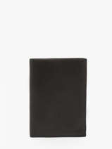 Leather Wallet Oil Etrier Black oil EOIL442