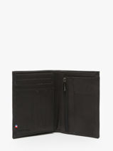Leather Wallet Oil Etrier Black oil EOIL271-vue-porte