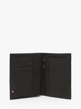 Leather Wallet Oil Etrier Black oil EOIL140-vue-porte