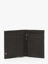 Wallet With Coin Purse Oil Leather Etrier Black oil EOIL142-vue-porte