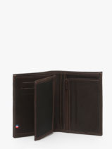 Leather Wallet Oil Etrier Brown oil EOIL241-vue-porte