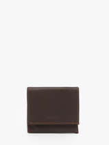 Purse Oil Leather Etrier Brown oil EOIL097