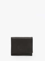 Purse Oil Leather Etrier Black oil EOIL097