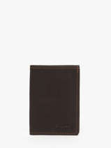 Card Holder Oil Leather Etrier Brown oil EOIL013
