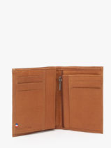 Leather Wallet Oil Etrier Brown oil EOIL140-vue-porte