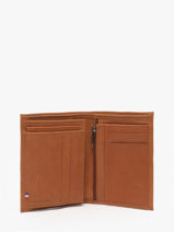 Wallet With Coin Purse Oil Leather Etrier Brown oil EOIL142-vue-porte