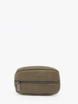 Leather Coin Purse Oil Etrier Green oil EOIL043