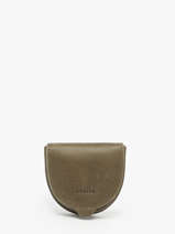 Purse Oil Leather Etrier Green oil EOIL044