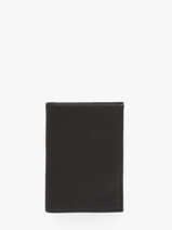 Wallet With Coin Purse Oil Leather Etrier Black oil EOIL5007