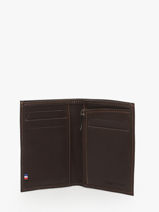 Wallet With Coin Purse Oil Leather Etrier Brown oil EOIL5007-vue-porte