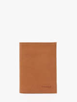 Wallet With Coin Purse Oil Leather Etrier Brown oil EOIL5007