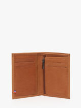 Wallet With Coin Purse Oil Leather Etrier Brown oil EOIL5007-vue-porte
