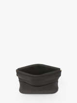 Leather Oil Coin Purse Etrier Black oil EOIL5005