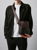 Sac Bandoulire Light Etrier Marron light ELIS729M-vue-porte